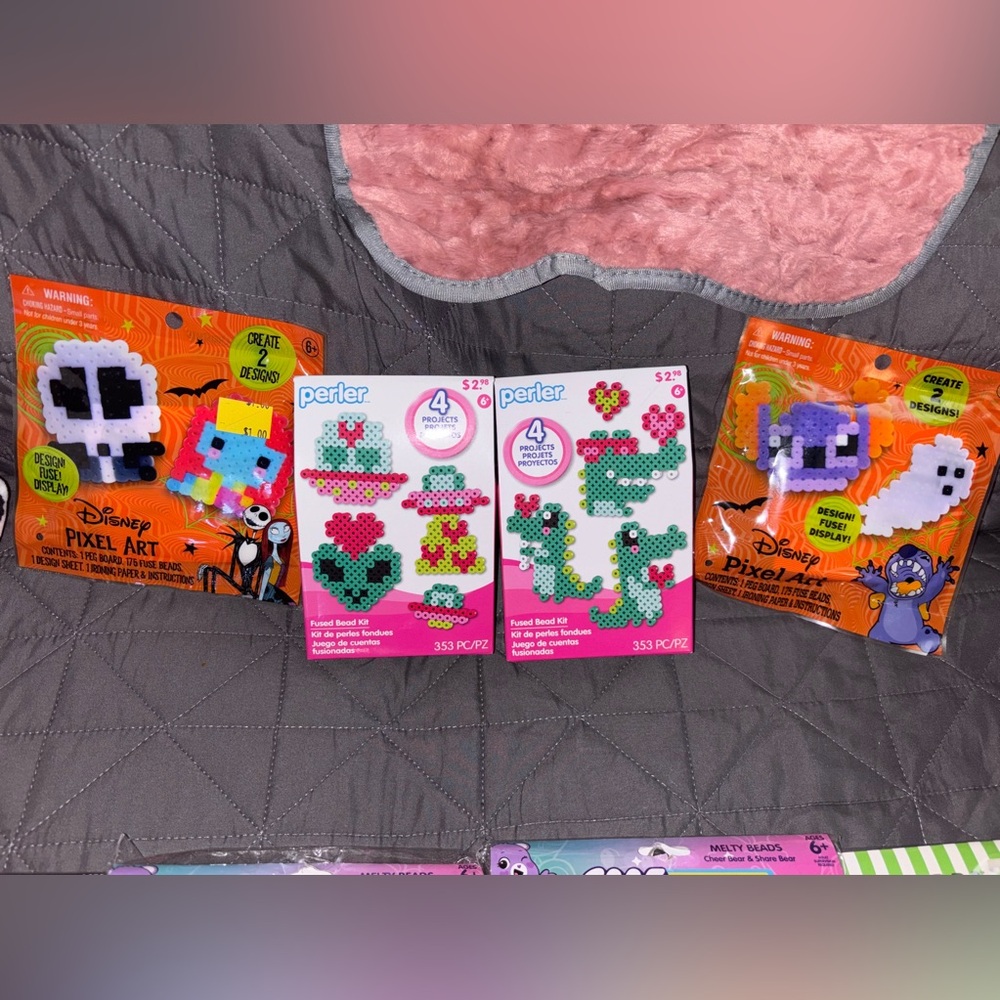 11 crafts sets.9 heat and fuse melty beads.2 suncatchers sets..all together(NWT) - Picture 2 of 4